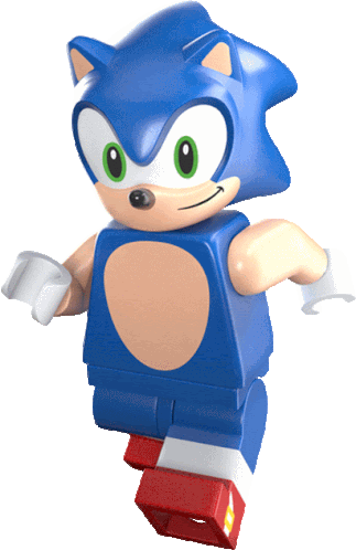 Lego Sonic Sonic The Hedgehog Sticker - Lego Sonic Lego Sonic the hedgehog  - Discover & Share GIFs